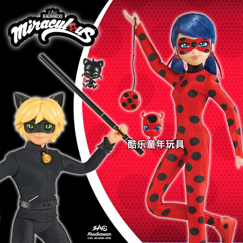 พร้อมสต็อก จัดส่งทันที Ladybug Ladybug Miracle Girl Transformation Surprise Mystery Box Peripheral Figure Doll Girl Decorative Toy Birthday Gift