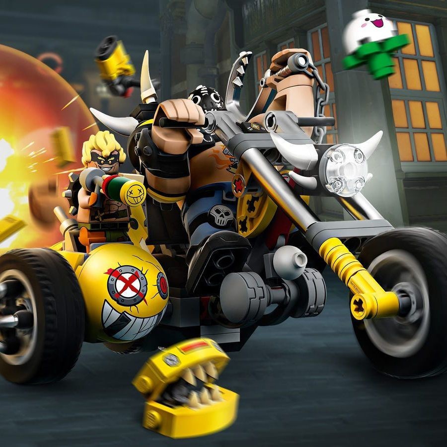 เข้ากันได้กับ Lego Overwatch Series Game Destruction Ball Model Mecha Hamster Assembled Building Blo