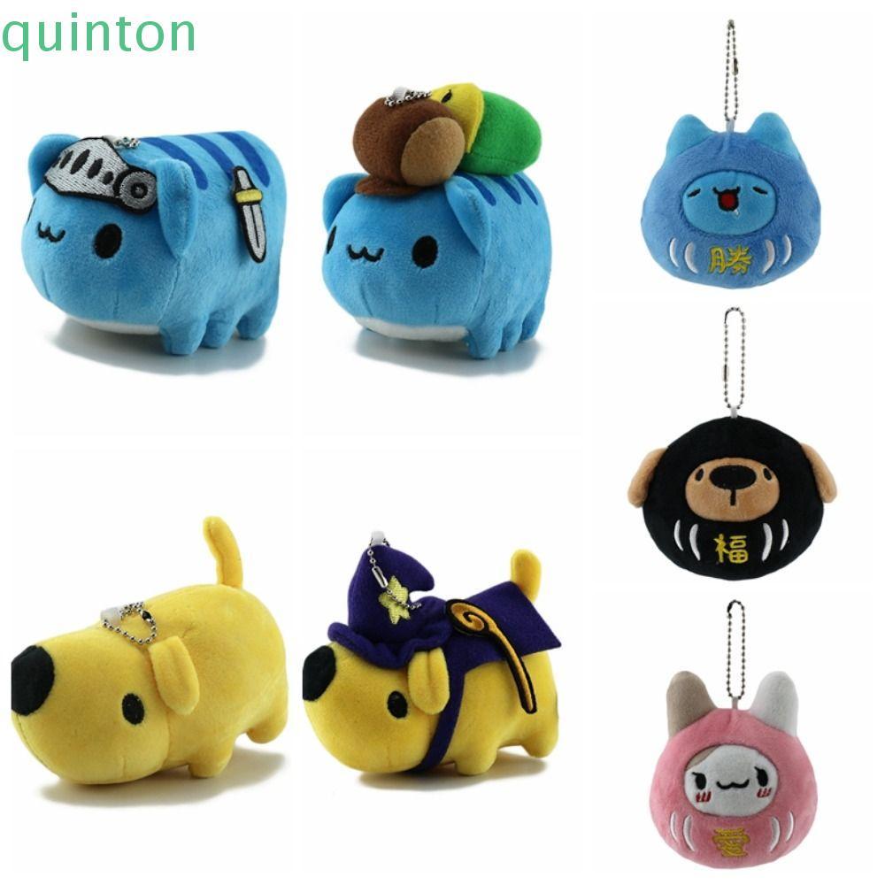 QUINTON Bugcat จี้,หลายสไตล์ PP Cotton Bugcat Capoo พวงกุญแจ,น่ารักพวงกุญแจการ์ตูนกระเป๋า Charm ตุ๊ก