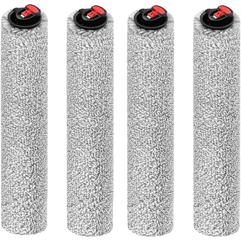 เครื่องดูดฝุ่นทําความสะอาดเปลี่ยนแปรงลูกกลิ้ง Rolling Mop,เข้ากันได้กับ Eufy Omni S1 Pro(4 ชิ้น)