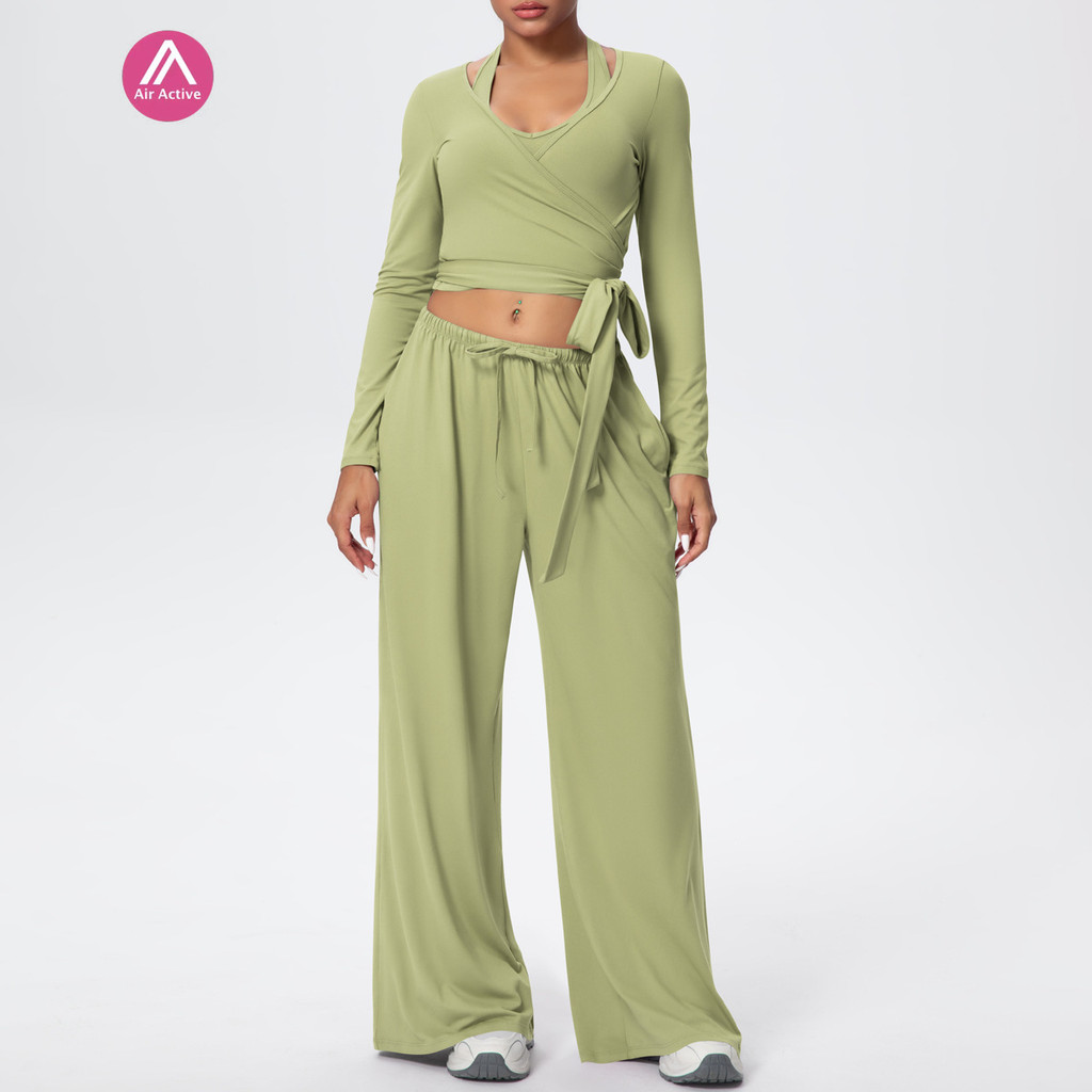 ชุดออกกําลังกาย AirActive One Piece Loose Pilates Yoga Fitness