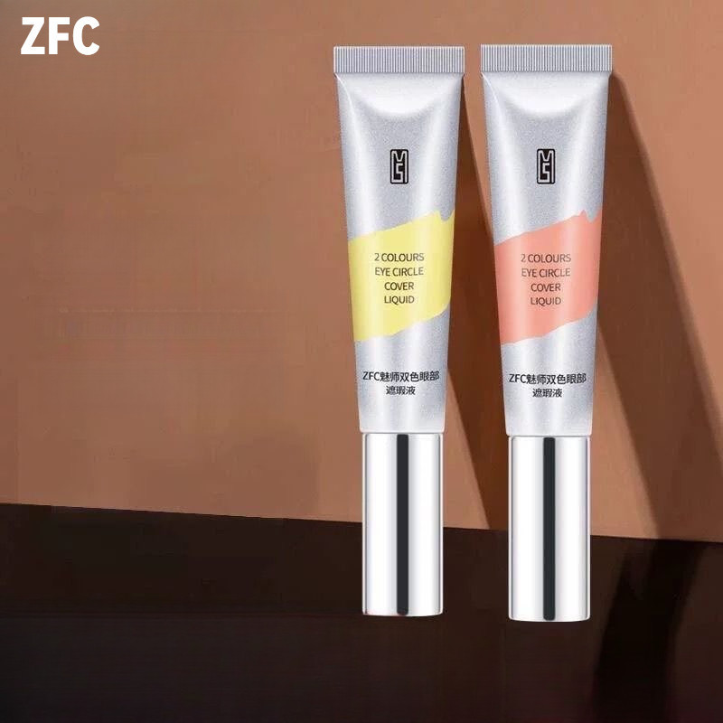ZFC Two-Color Eye Dark Circles Eye คอนซีลเลอร์ Moisturizing Grooves Face Brightening และ Skin Tone ก
