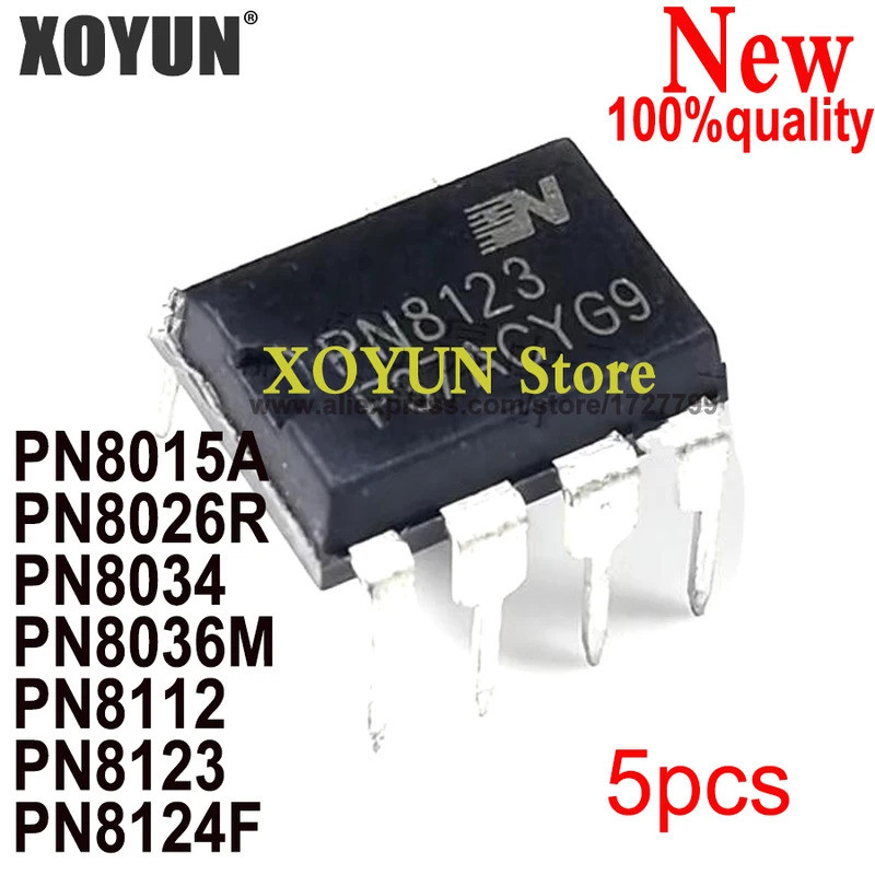 (5 ชิ้น) PN8015A PN8026R PN8034 PN8036M PN8112 PN8123 PN8124F ชิป DIP ic ในสต็อก QN9R