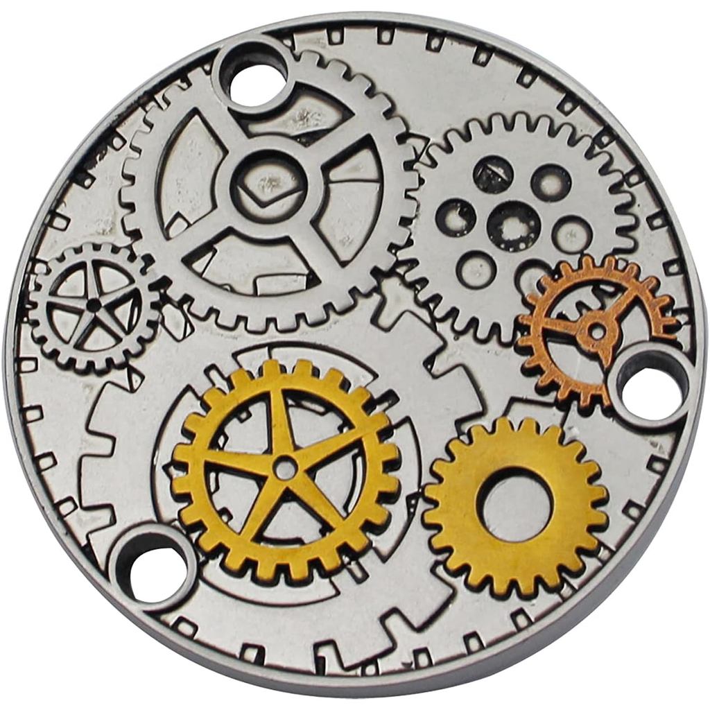 Guyker Guitar Back Cover Gear pattern Metal Toggle Switch สําหรับกีตาร์สไตล์ LP