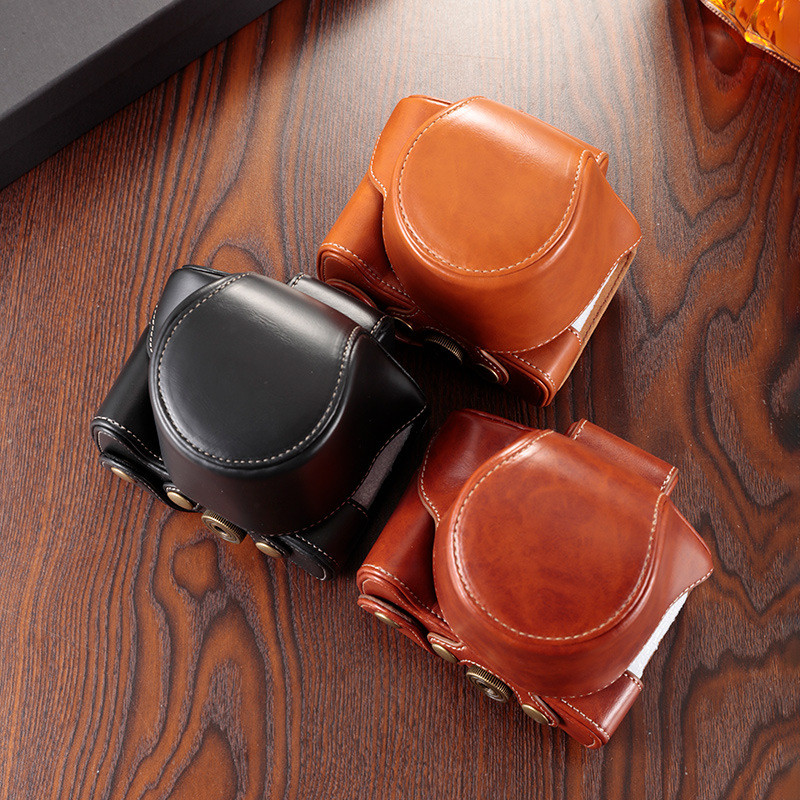 กระเป๋ากล้อง Canon M50 M50 II M62 M100 M200 R50 R10 เคสหนังเคสป้องกันกระเป๋ากล้อง