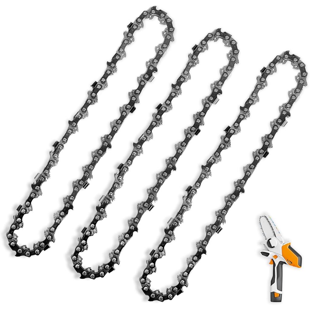 4 Inch Mini Saw Chain for Stihl GTA 26,Pruner Mini Saw Chain Replace for 30070030101,71PM328,3670000