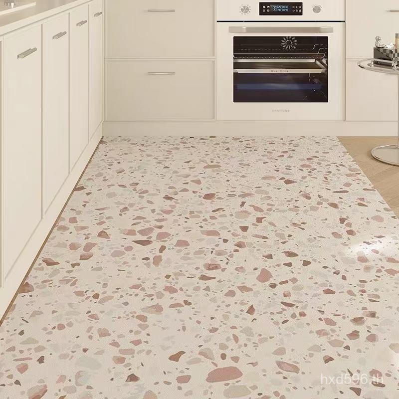 พรมปูพื้นกันลื่นกันน้ําเช็ดได้ห้องครัวสกปรกทนหนังฟุตเสื่อพรมหนาล้างฟรีข้ามพรมแดน - รูปที่ 5