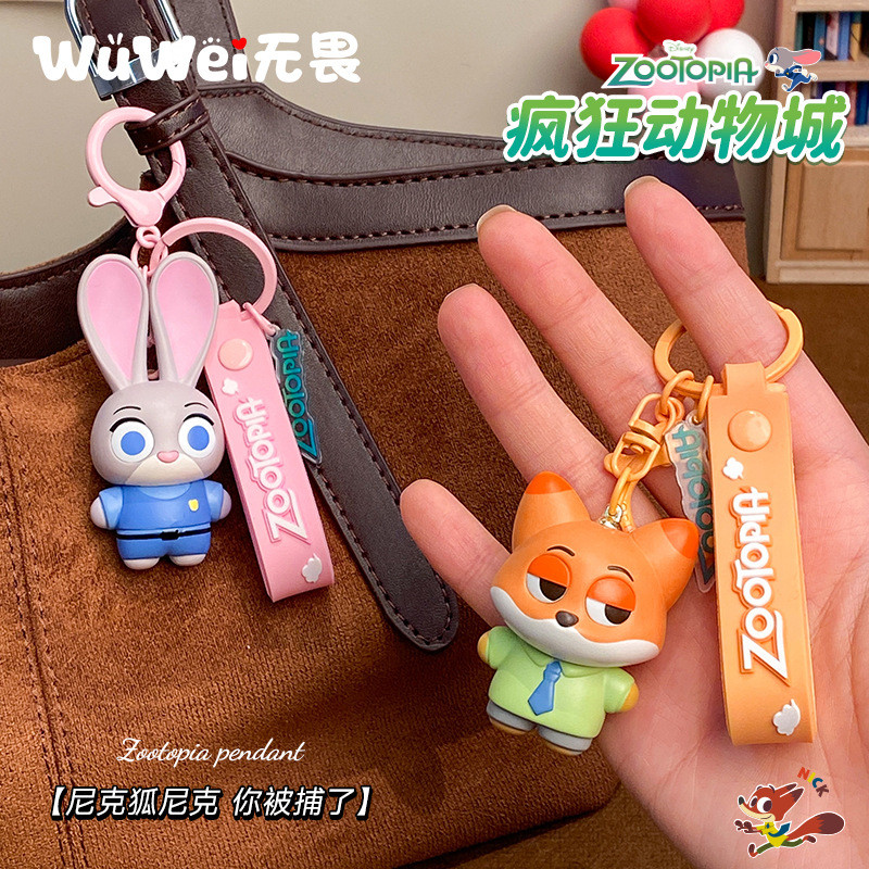 ตุ๊กตา Judy Hopps จาก Zootopia ทำจากเรซินคุณภาพดี สำหรับห้อยกระเป๋าและเป็นของขวัญ
