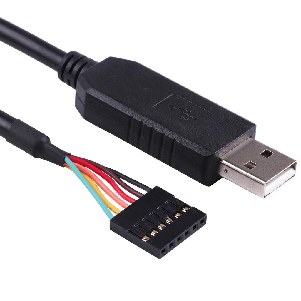 USB to 5v TTL UART Serial Cable 6 Way 0.1" Pitch Terminated Connector 5.0V Signalling Converter Adap