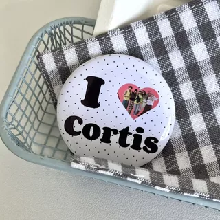 Cortisol โฮมเมด Tinplate Shiny Bar Badge เข็มกลัดถุงธัญพืชจี้ของขวัญวันเกิด
