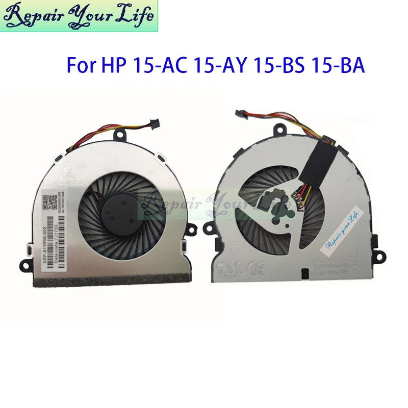 พัดลม CPU คูลเลอร์โน๊ตบุ๊คสําหรับ HP Pavilion 15-AC 15-AY 15-BS 15-BE 15Z 15-AF 15-BA TPN-C125 81394