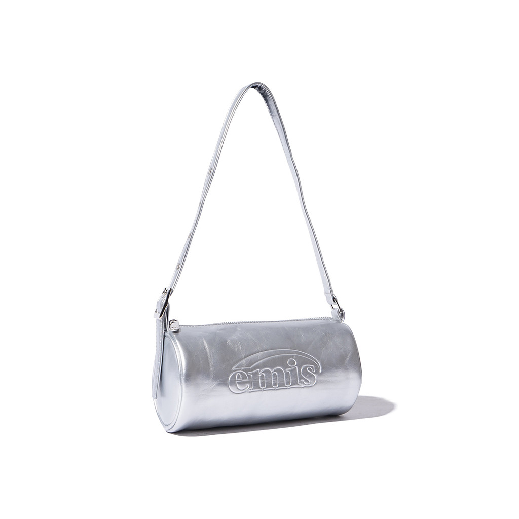 กระเป๋าทรงถังโลโก้ลายนูน Emis