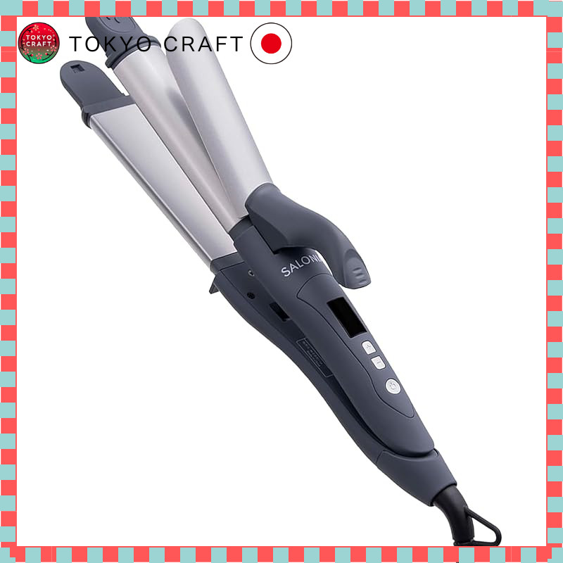 SALONIA 2-Way Hair Straightener and Curler Iron 32mm - Multiple Colors Available