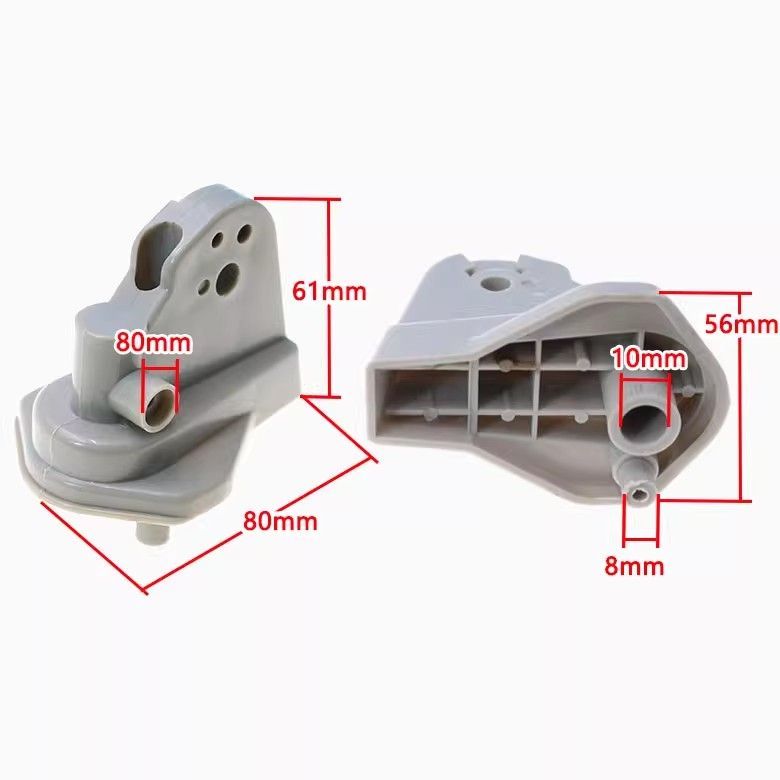 ข้อต่อทั่ว/คอเป็ด สินค้าต้นฉบับ สำหรับพัดลมโบราณ Midea (FS40-B2/FT30-P1B)  อะไหล่แทนคุณภาพดี ทึบแรง 