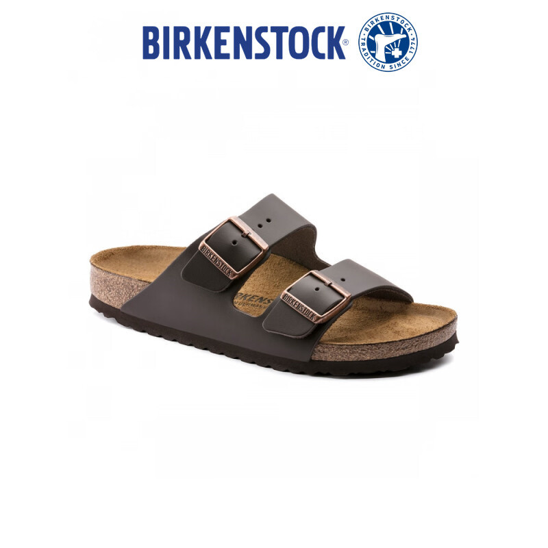 BIRKENSTOCK Arizona NU Oiled Habana รองเท้าแตะ สี้น้ำตาลเข้ม
