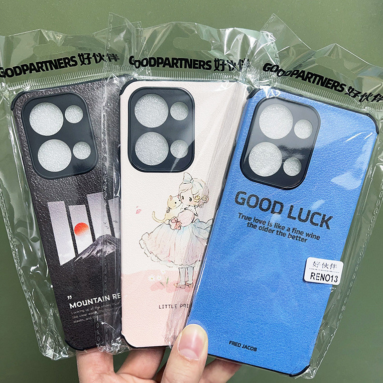 เคส oppo a16 เคส oppo a57 เคส oppo a15 A5X A6Pro Reno14/13 Lambskinเคสโทรศัพท์เหมาะสําหรับOPPO FindX