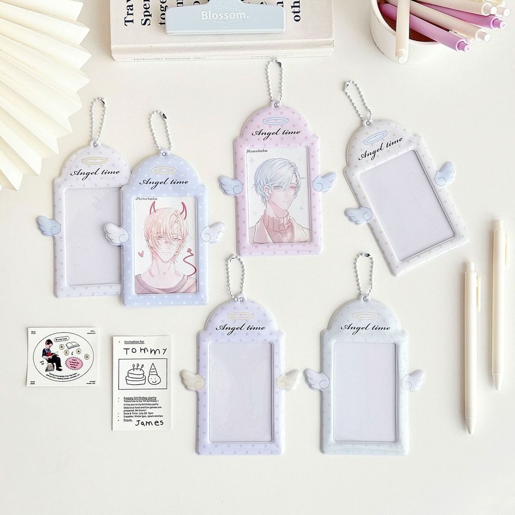 Ins Jin Sickle Card Series ขนาดเล็ก Star Pvc Card Idol Kpop Photocard Holder PVC Student Card