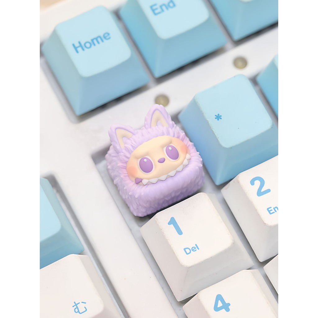 keycap ใส keycap Labubu Keycap Labubu Keycap คีย์บอร์ดแบบกลไก Keycap Creative เรซิ่นที่ไม่ซ้ํากัน Ke