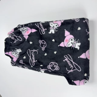 Hello Kitty ชุดนอนกางเกงแบบนุ่มพูลัส สำหรับเด็กหญิงและผู้ใหญ่ พร้อมลายเส้นคัทเชอร่า พิเศษสำหรับวันเกิดและเทศกาลคริสต์มาส