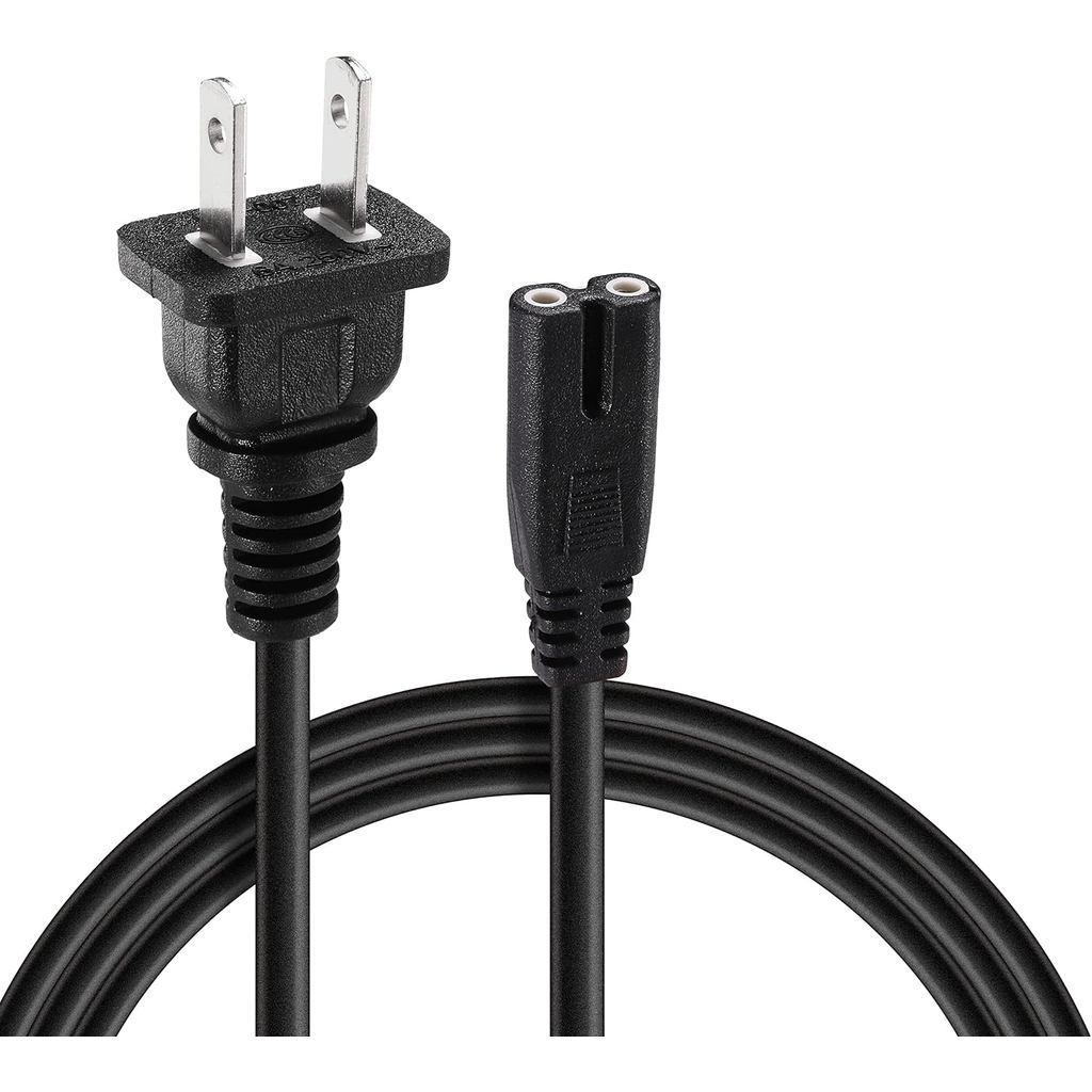 10FT สายไฟทีวี 2 Prong AC Wall Plug เข้ากันได้กับ Fire TV 43" 50" 55" 65" 75" 4-Series Omni Series 4
