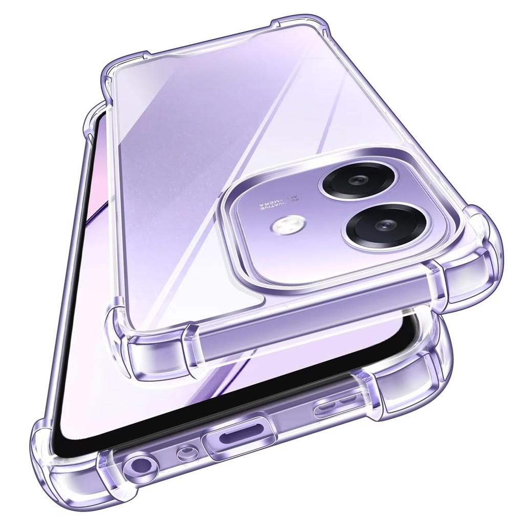 เคสใสสำหรับ OPPO A5 Pro A5X A3 A3X A8 A7 A5S A60 A15S A79 A17 A17K A80 A40 A57 A77 2022 A57S A33 5G เคสโทรศัพท์มือถือป้อ