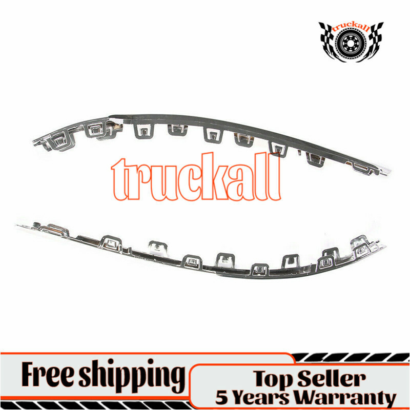 2 ชิ้นด้านหน้า R&L กันชน Chrome Trim 3G0853253/4 Fit สําหรับ Passat 3C/B8