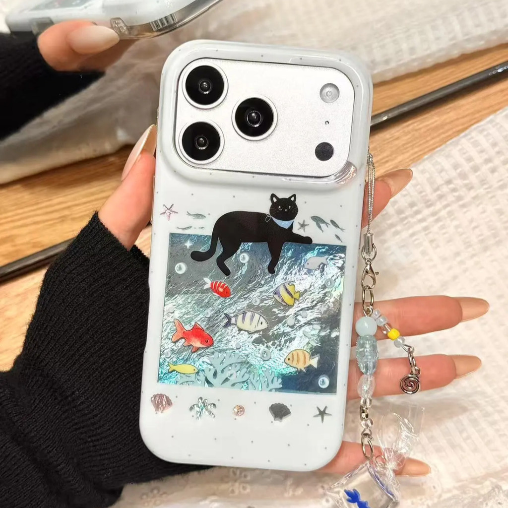 🌸Good🌸หมุน IMD เคสโทรศัพท์ เข้ากันได้สำหรับ เคสไอโฟน11 เคส iphone 17 Pro Max 16 7Plus XR 12 13 14 15 ดาวผีเสื้อแสนสวย