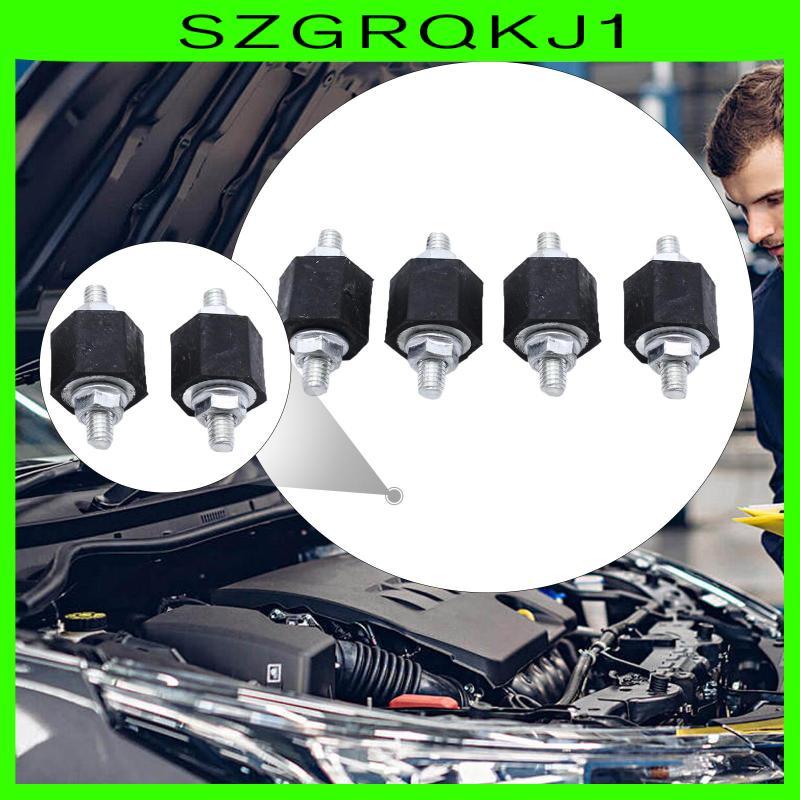 [szgrqkj1] 4 ชิ้นยางเมาอะไหล่โช้คอัพที่ทนทานเปลี่ยน M6 ด้าย Intercooler สําหรับ VW T4 N191201256 191