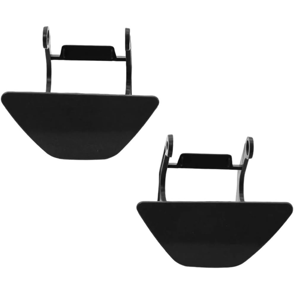 2 ชิ้นกันชนหน้าไฟหน้าหัวฉีดเครื่องซักผ้าสเปรย์ Jet ฝาครอบสีดําสําหรับ BMW 535i F10 F18 2014 2015 201