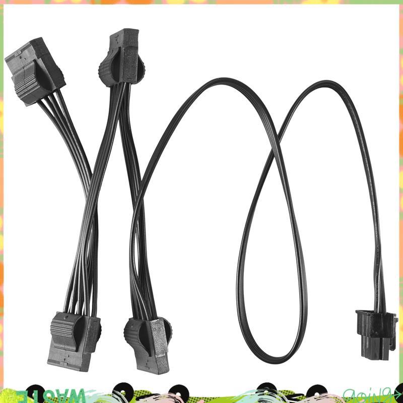 6Pin ถึง 4 Molex Modular Power Supply สาย 6Pin ถึง 4 IDE สําหรับ CORSAIR RM1000X RM850X RM750X RM650