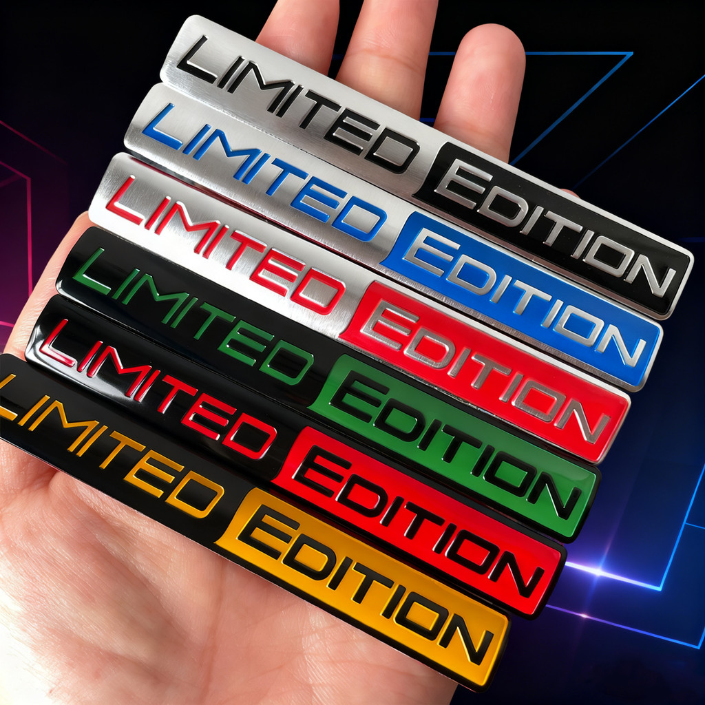 Limited Edition ตราสัญลักษณ์สติกเกอร์รถจักรยานยนต์รุ่นพิเศษ 3D โลหะอลูมิเนียมอุปกรณ์เสริมรูปลอกรถ