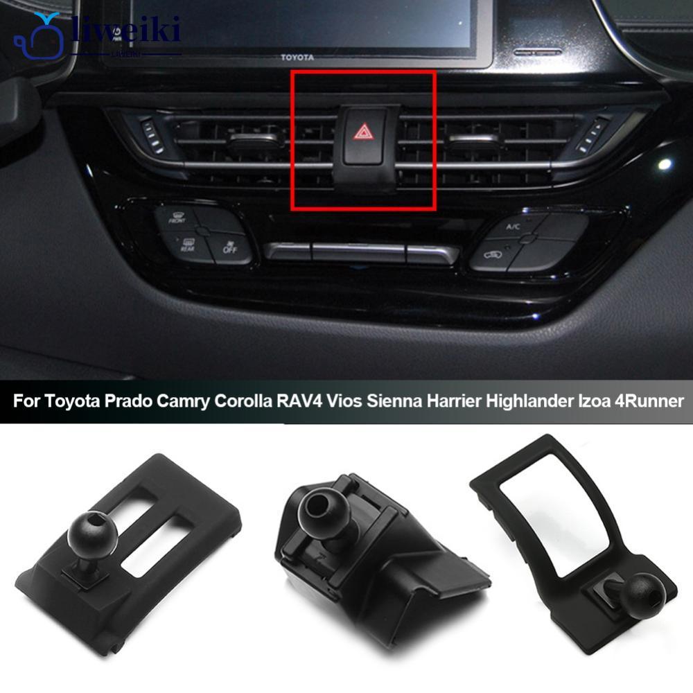 LIWEKI รถผู้ถือโทรศัพท์ขาตั้งเฉพาะ Mount Bracket รถยนต์ฐานคงที่สําหรับ Toyota Prado Camry Corolla RA