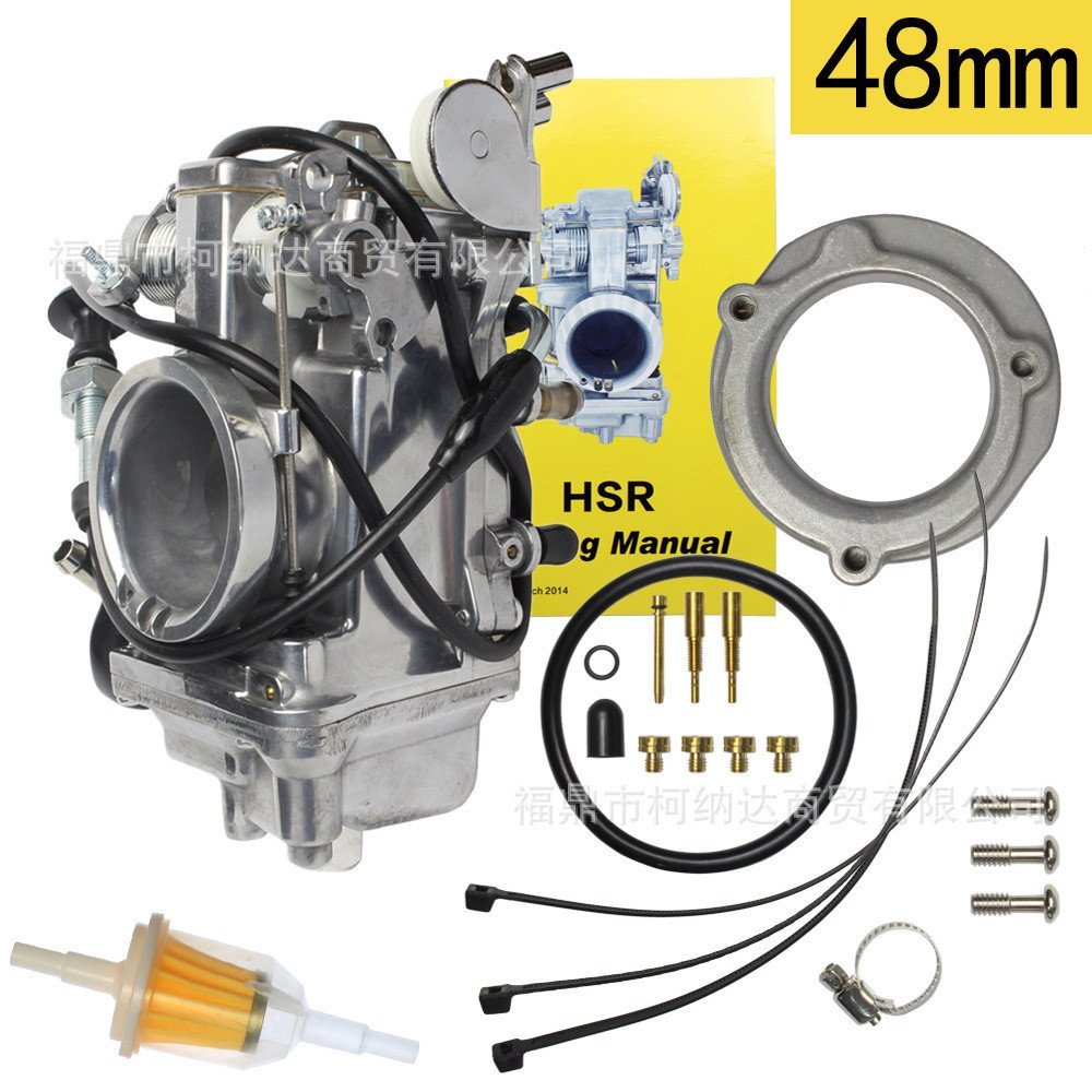 HSR48mm 42-6265 Race Fit ขัดเสร็จสิ้น 42-6265摩托车化油器