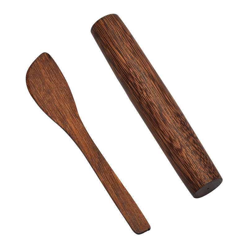 เกี๊ยวบรรจุช้อน Wonton Bun เครื่องครัวชุดบรรจุไม้พายช้อนตัวอักษรนม Lacquer-ฟรีปีกไก่ไม้ Dumpling 512