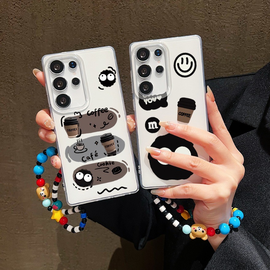 กาแฟป้าย + อังกฤษเคสโทรศัพท์สําหรับ Huawei Mate 70 60 50 40 40E 30 30E Pro Pura 80 70 Ultra P60 P50 