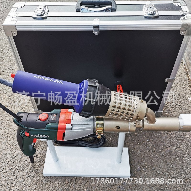 PPPE ประเภทการอัดขึ้นรูปการเชื่อมขนาดใหญ่เครื่องเชื่อมลมร้อนไฟฟ้า Hot Melt ประเภท pp Board พลาสติกเช