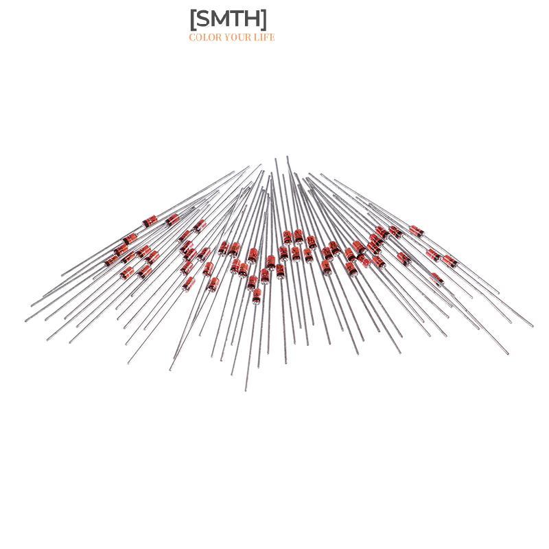 [SMTH] 50 ชิ้น 1W 5.1V Zener ไดโอด 1N4733A 1N4733 IN4733A IN4733 5V1 โวลต์ DO-35 สต็อกใหม่