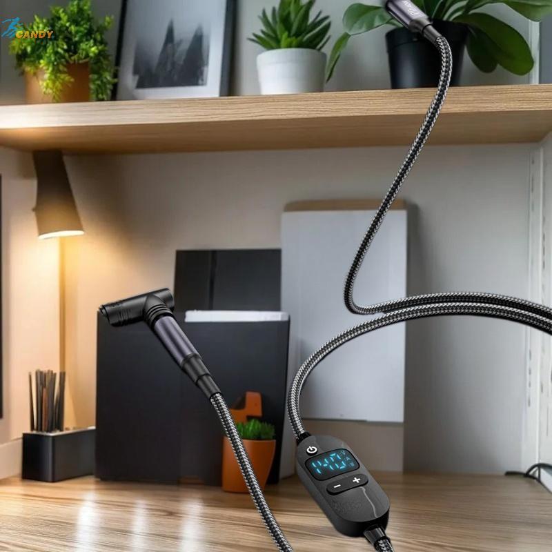 NDY USB C ถึง DC Power Boost สายอะแดปเตอร์แรงดันไฟฟ้าแบบปรับได้สําหรับเราเตอร์แล็ปท็อป PD140W /5V/9 