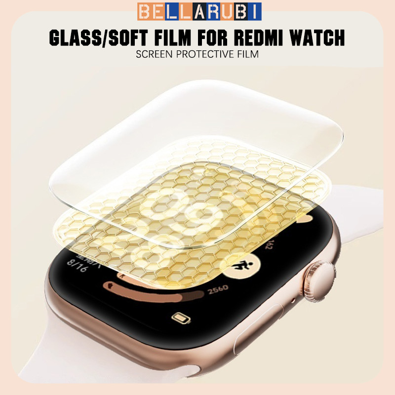 ฟิล์มแก้ว / ฟิล์ม TPU อ่อน for Redmi Watch 6 / 5 Lite/ 5 Active/ 5 / 4 /3 Lite /3 Active ความปลอดภัยเต็มจอป้องกัน