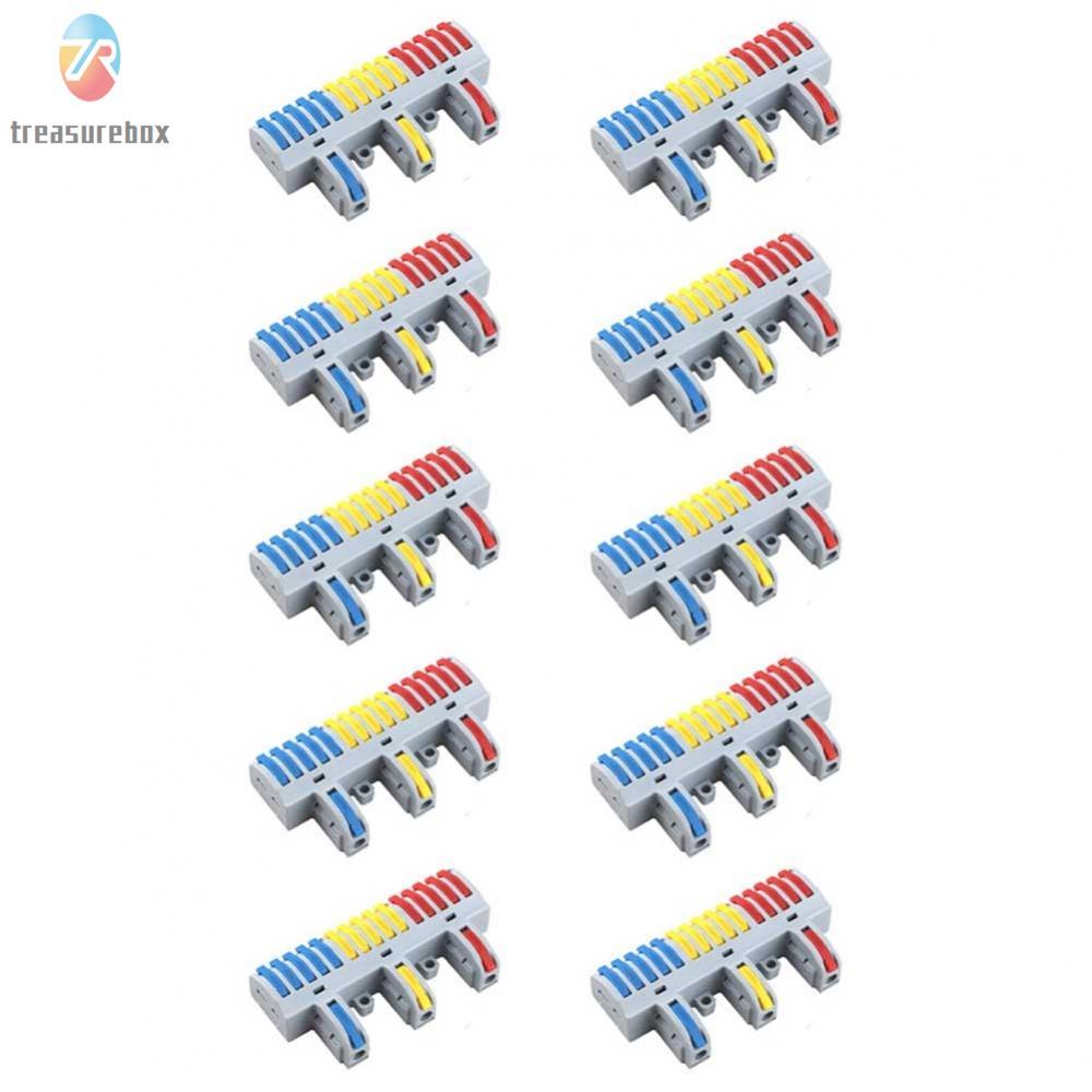 ชุดบล็อคเทอร์มินอล PA66 วัสดุตัวนําทองแดงที่อยู่อาศัยเปลวไฟ