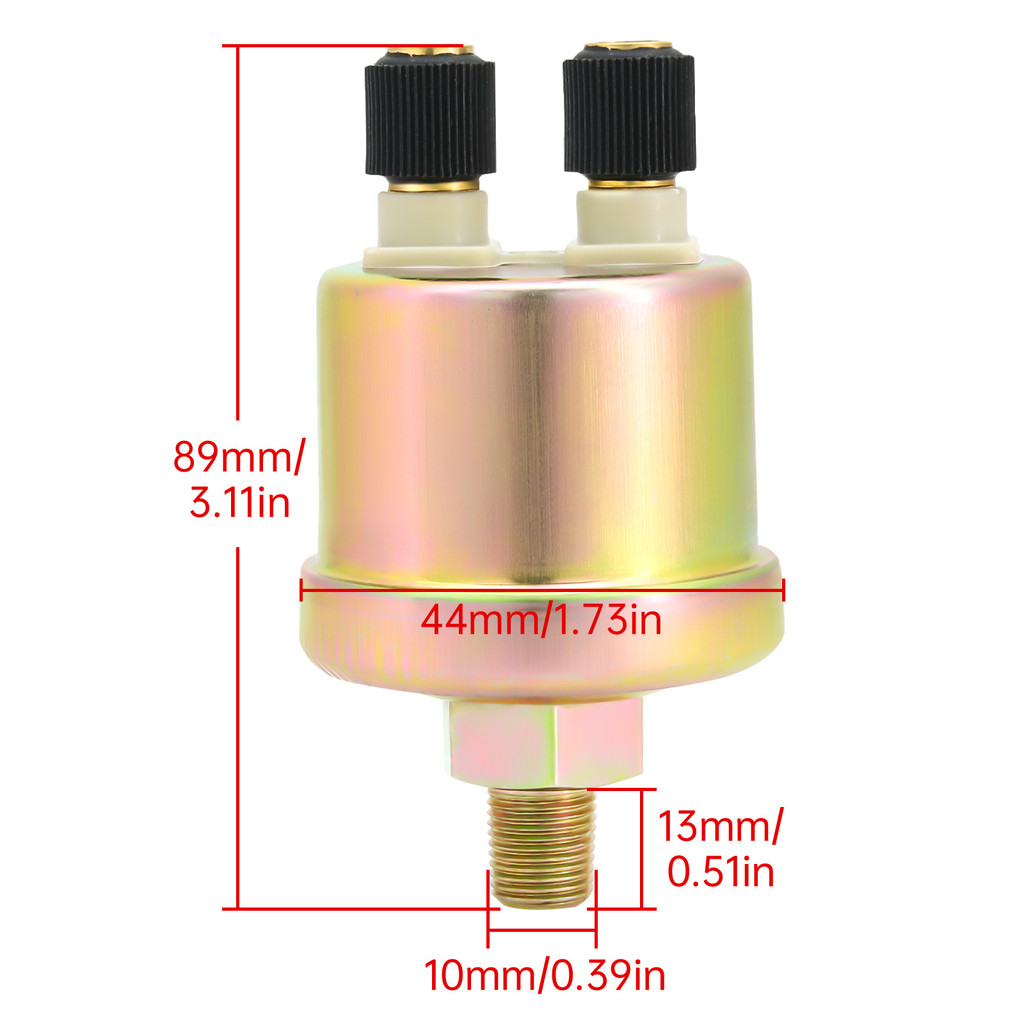 1/8NPT เซ็นเซอร์ความดันน้ํามัน 10-184OHMS เครื่องวัดความดันน้ํามัน 0-5Bar 0-10Bar น้ํามันกด Gauge Sensor ราคา ถูกที่สุด ดีลบีเคเค แกลเลอรีภาพที่ 4