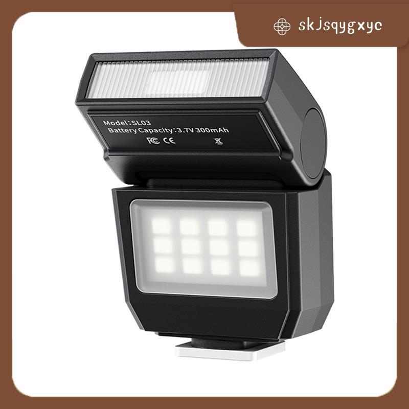 ULANZI skjsqygxycULANZI Flash Light SL03 Speed Lite สําหรับกล้อง DSLR กลางแจ้ง Vlog การถ่ายภาพ A