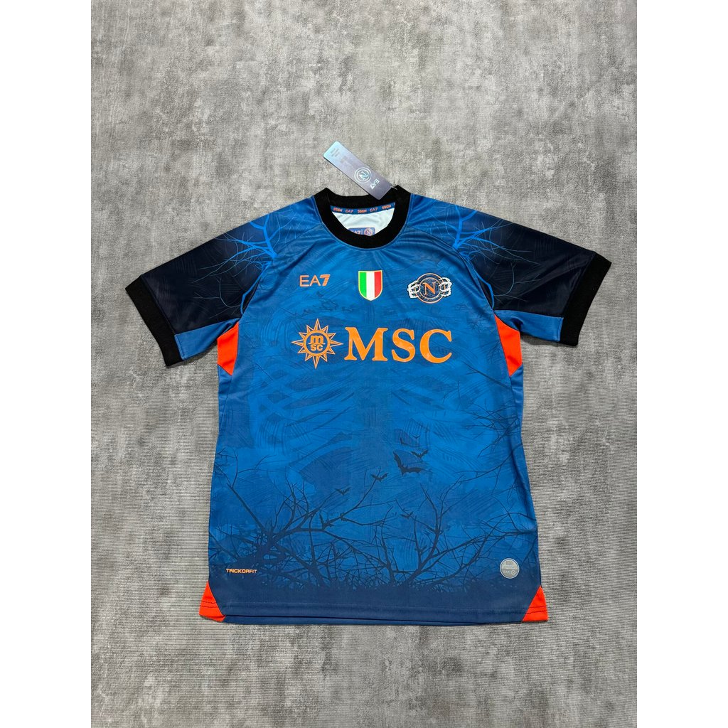 เสื้อยืดสั้นแขน Napoli Halloween Special Edition สีฟ้า พร้อมไซส์ S-4XL