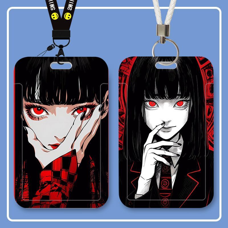 สินค้าใหม่พร้อมสต็อก Kawagami Tomie Ito Junji Student Slide Card Holder Food Card Campus Card Bus ID