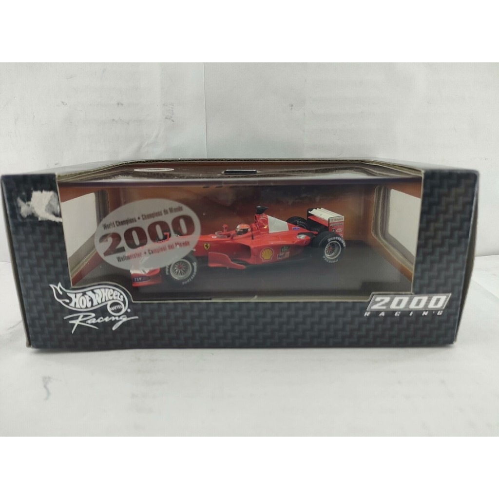 [คลังสินค้าพร้อม] Hot Wheels F1 รุ่น FERRARI F1-2000 1/43 1: 43 กล่องคริสตัลเปลือกหนา FERRARI F1-200