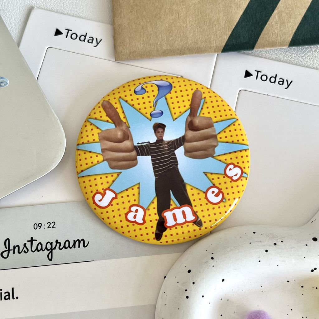 Cortisol Homemade Tinplate Shiny Surface Bar ของขวัญวันเกิด Badge เข็มกลัด Grain Bag จี้ ราคา ถูกที่สุด ดีลบีเคเค แกลเลอรีภาพที่ 9