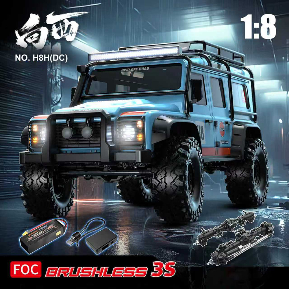 ใหม่ MJX Hyper GO 1/8 H8H ALLROCK Series FOC Brushless RTR RC ไฟฟ้ารุ่นรถ Crawler สําหรับผู้ใหญ่ของเ