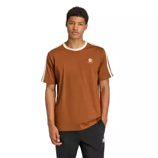 adidas ไลฟ์สไตล์ เสื้อยืดพิมพ์ลาย LUX COFFEE CAFE CUP ผู้ชาย สีน้ำตาล JZ5070