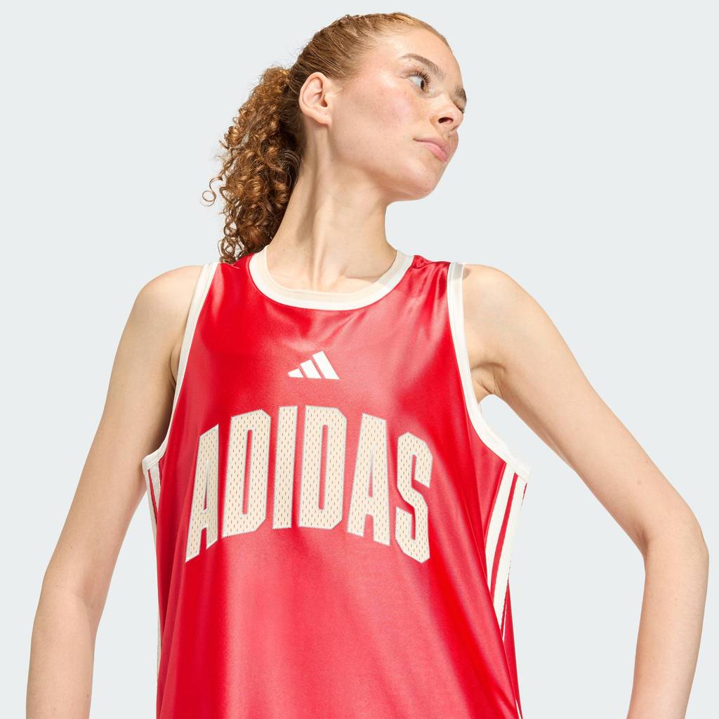 adidas Lifestyle STADIUM TANK Women Red KC4996 ราคา ถูกที่สุด ดีลบีเคเค แกลเลอรีภาพที่ 7
