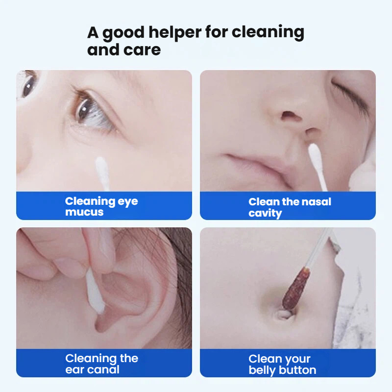 GRAREY GRAREY สําลีก้านเด็ก Baby ช้อนแคะหูหัวเล็กโดยเฉพาะ